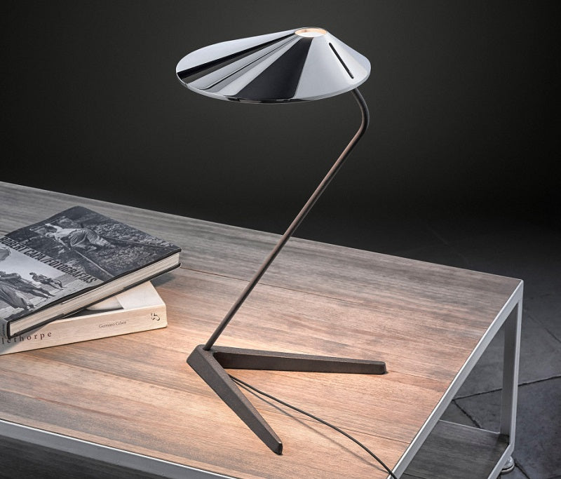 Nn   Bordlampe Bover Blank Hvid
