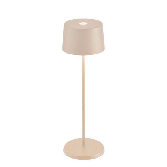 Olivia Batterilampe Bordlampe Sand