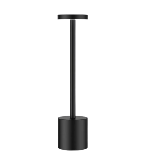 Opladelig Led Bordlampe Sort Touch Dæmpbar