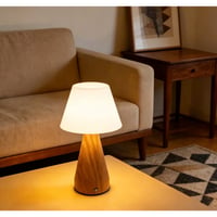 Opladelig Led Bordlampe Træ Touch Dæmpbar 3i1 Ip20 Cct