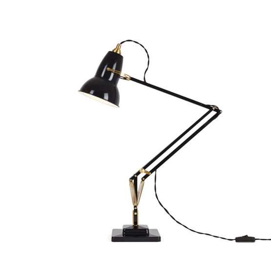 Original 1227 Bordlampe Messing Sort