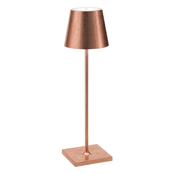 Poldina Batterilampe Bordlampe Antik Kobber