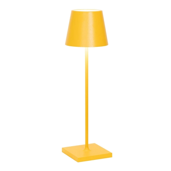 Poldina Batterilampe Bordlampe Okkergul