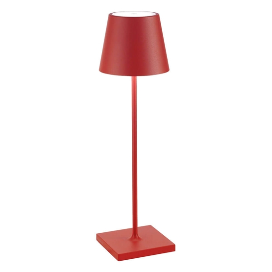 Poldina Batterilampe Bordlampe Rød