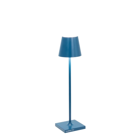 Poldina Micro Batterilampe Bordlampe Capriblå