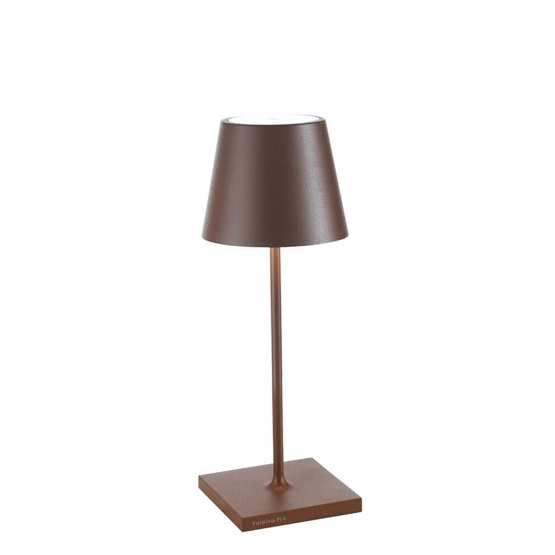 Poldina Mini Batterilampe Bordlampe Corten