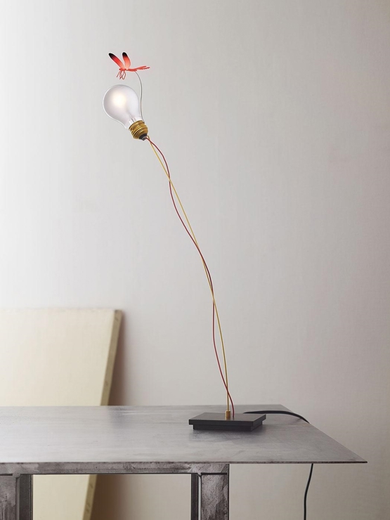 Ricchi Poveri Bzzzz Bordlampe Rød