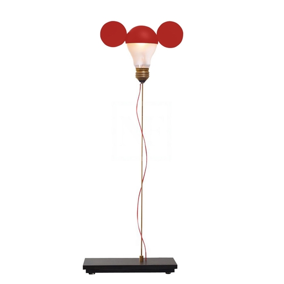 Ricchi Poveri Toto Bordlampe Rød