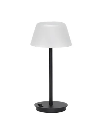 Salon Bordlampe Batterilampe Sort