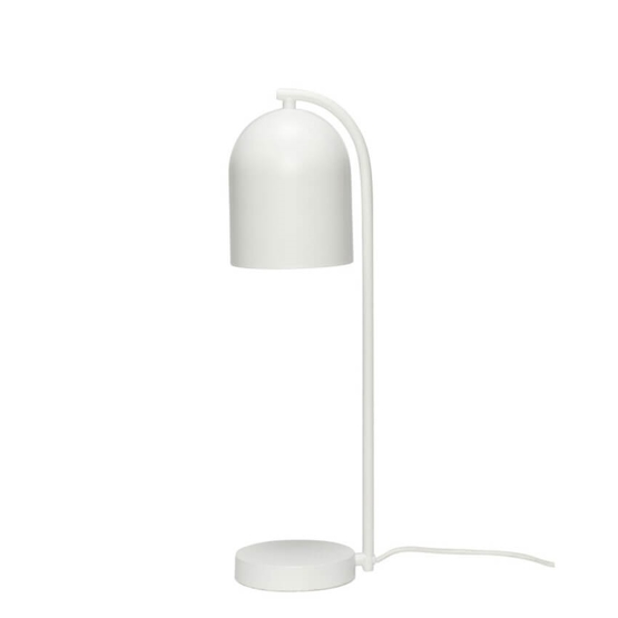 Shy Bordlampe Hvid