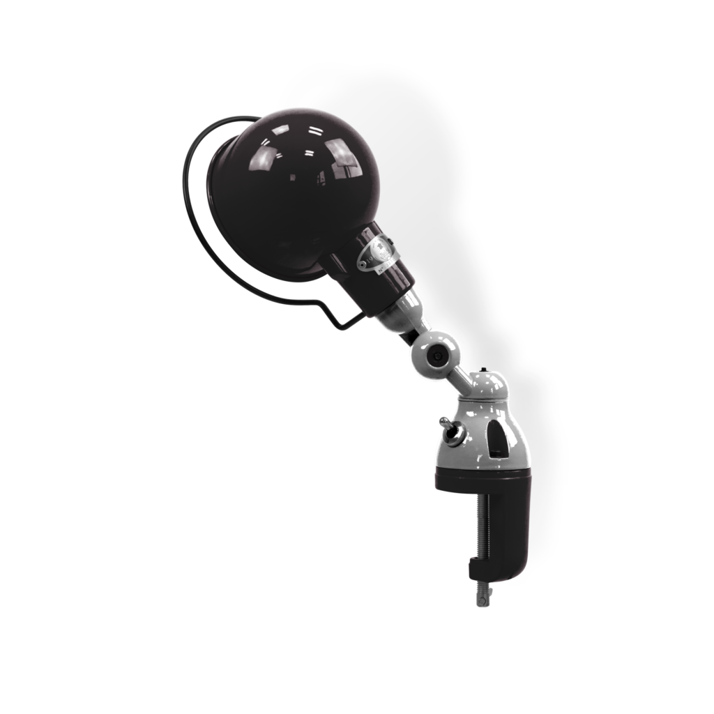 Signal Si302 Bordlampe Klemme Fra Jield Black Blank Poleret