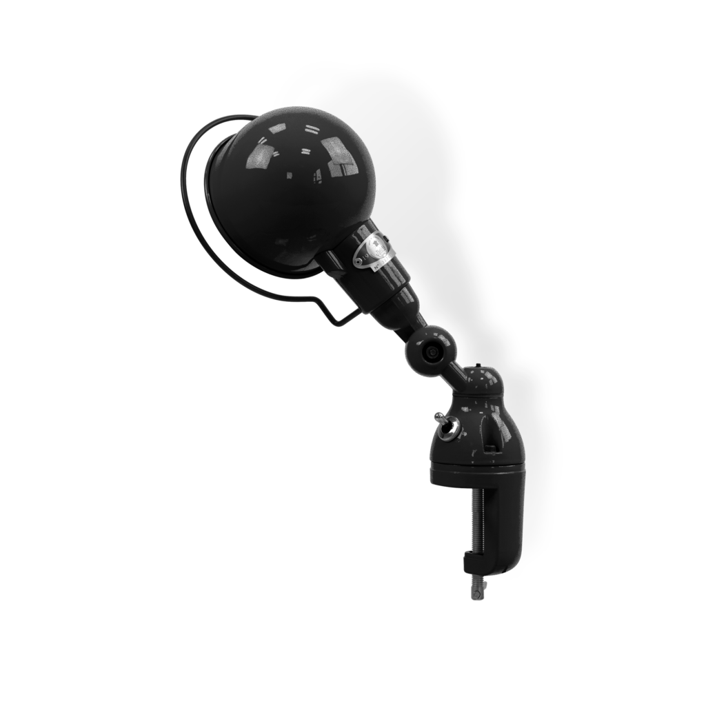 Signal Si302 Bordlampe Klemme Fra Jield Black Hammered Blank