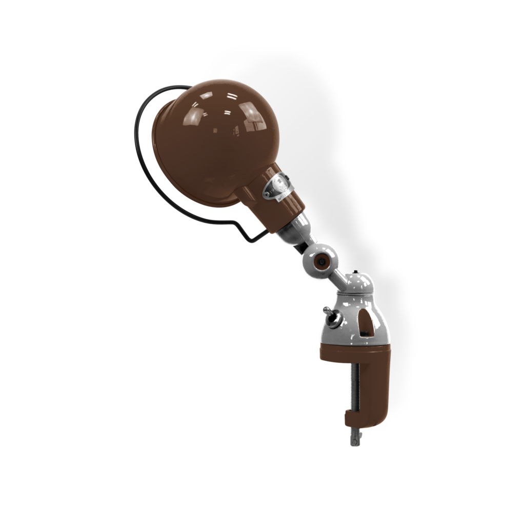 Signal Si302 Bordlampe Klemme Fra Jield Chocolate Blank Poleret