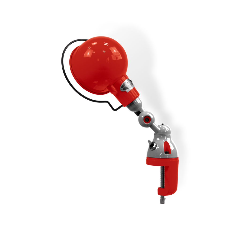 Signal Si302 Bordlampe Klemme Fra Jield Red Blank Poleret