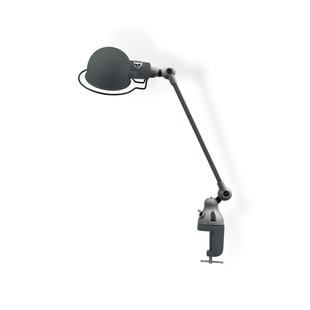 Signal Si312 Bordlampe Klemme Fra Jield Granite Grey Blank Poleret