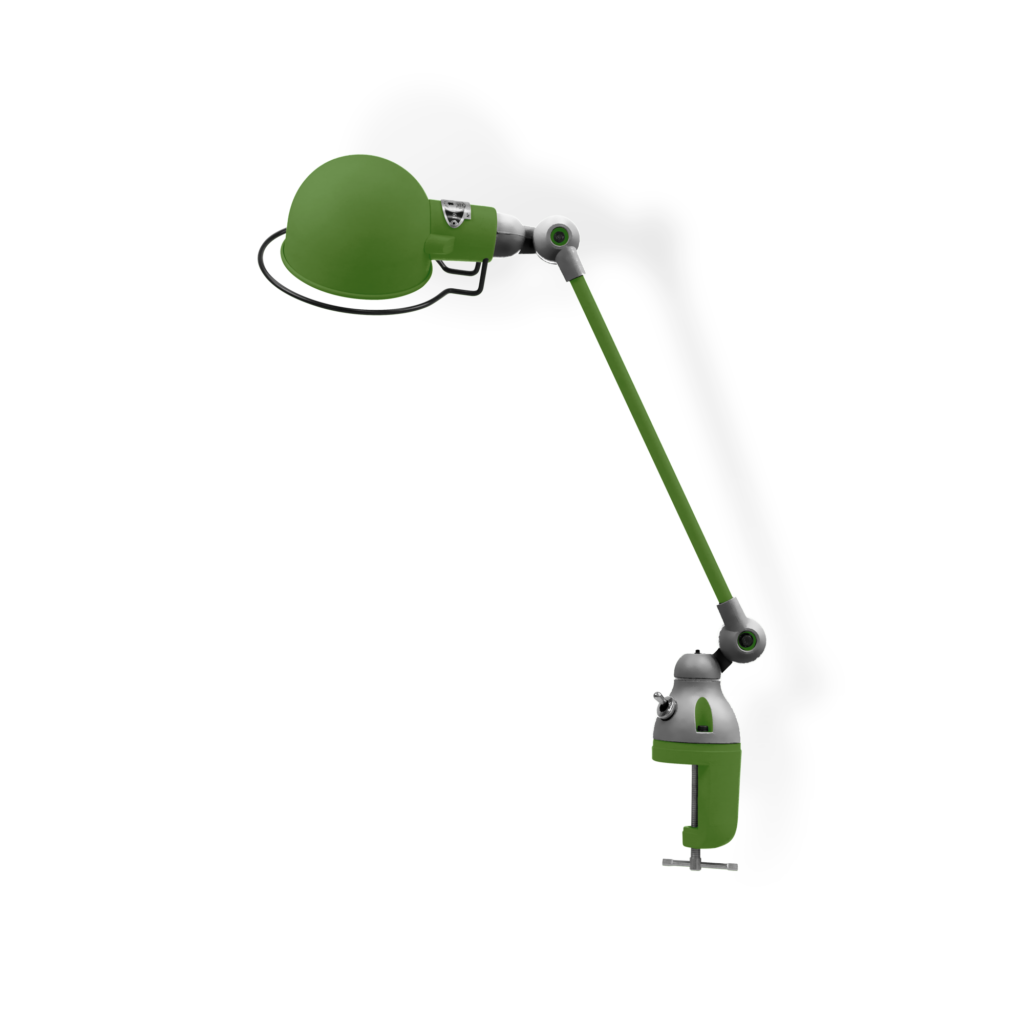Signal Si312 Bordlampe Klemme Fra Jield Grass Green Blank Poleret