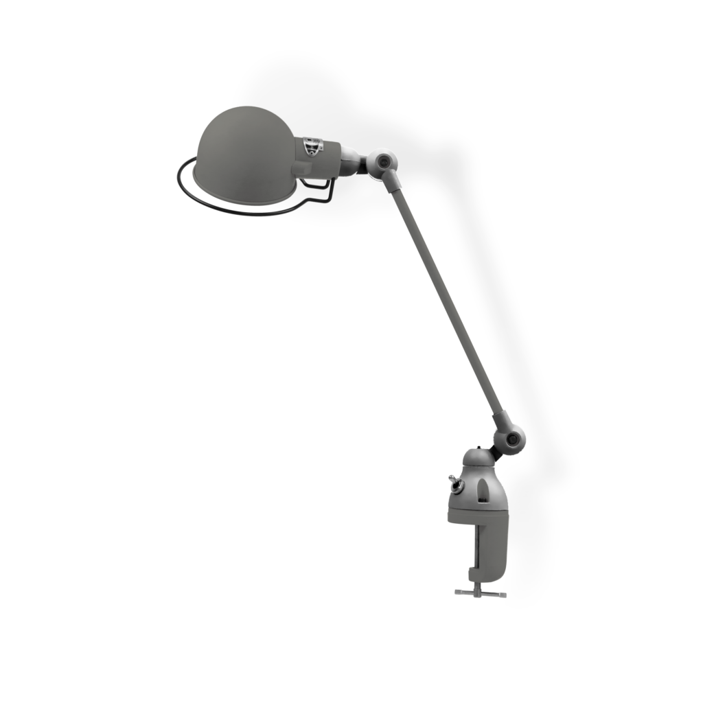 Signal Si312 Bordlampe Klemme Fra Jield Mouse Grey Blank Poleret