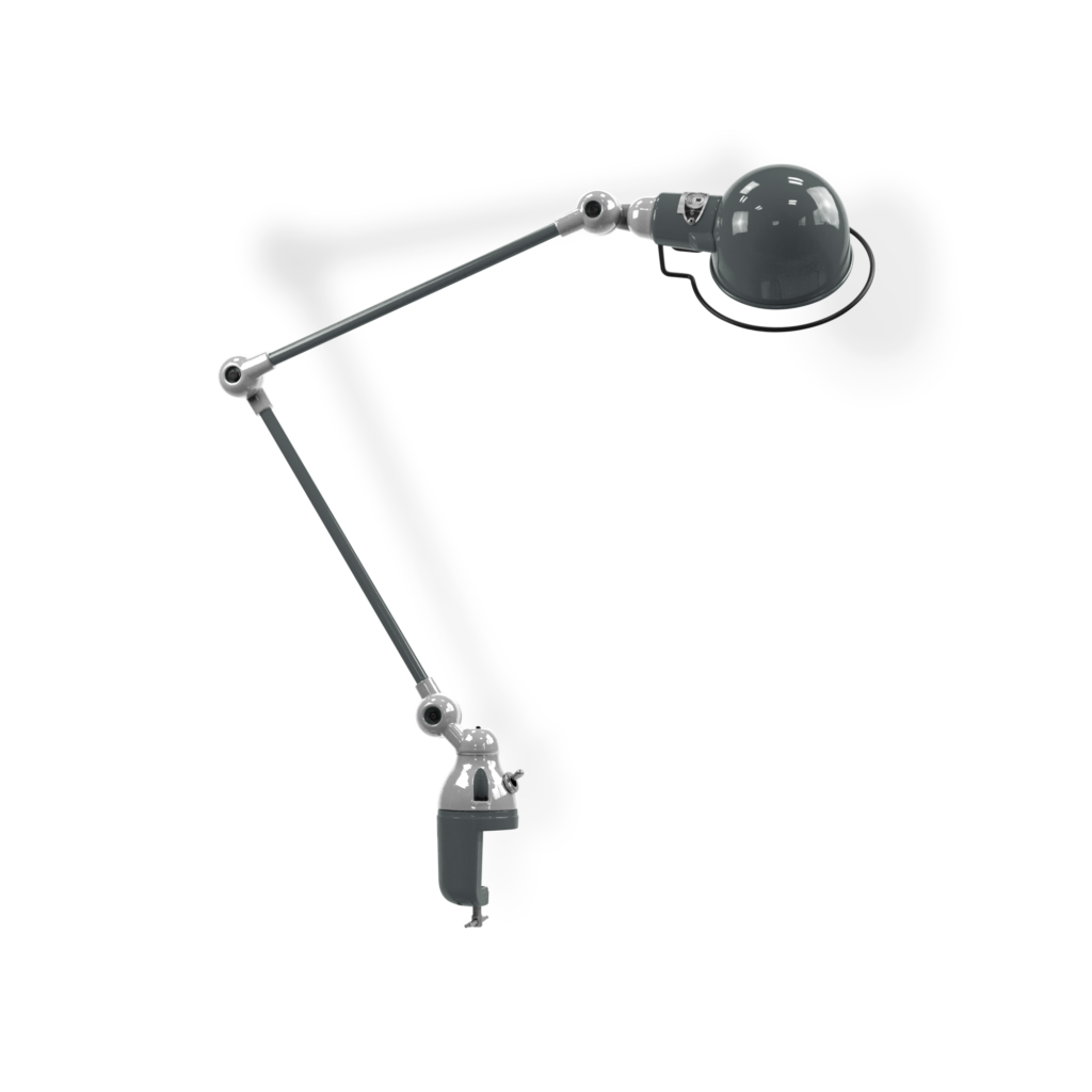 Signal Si332 Bordlampe Klemme Fra Jield Granite Grey Blank Poleret