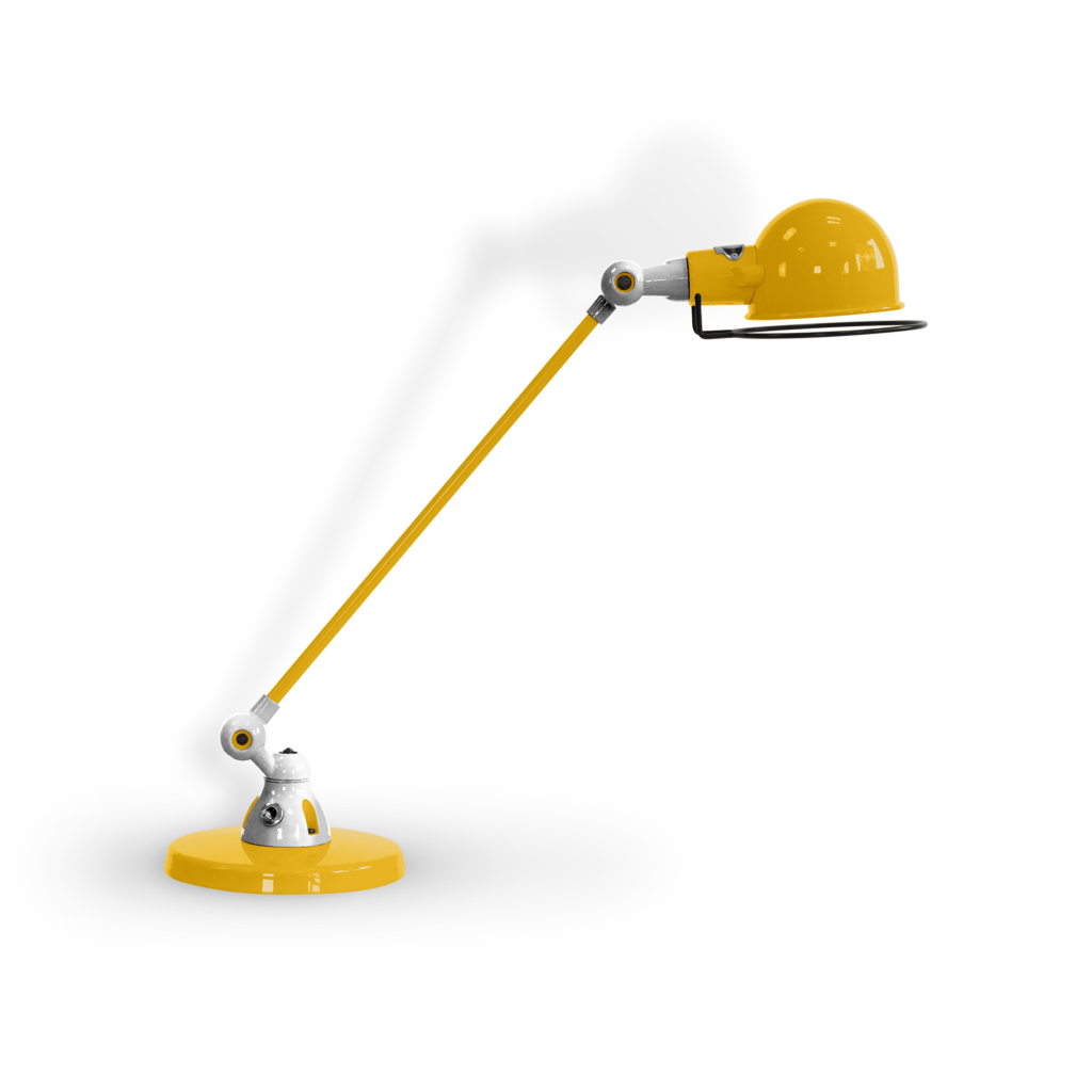 Signal Si400 Bordlampe Fra Jield Mustard Blank Poleret