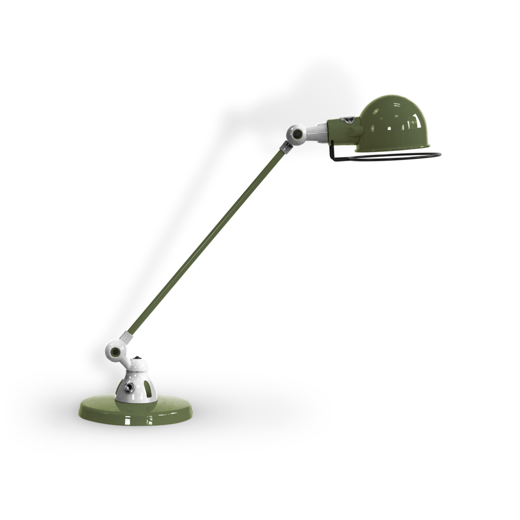 Signal Si400 Bordlampe Fra Jield Olive Green Blank Poleret