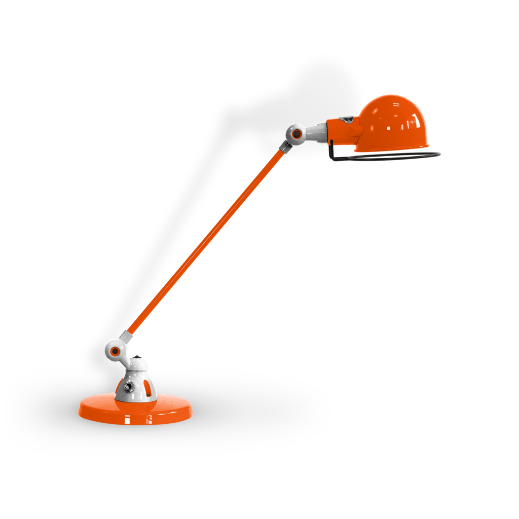 Signal Si400 Bordlampe Fra Jield Orange Blank Poleret