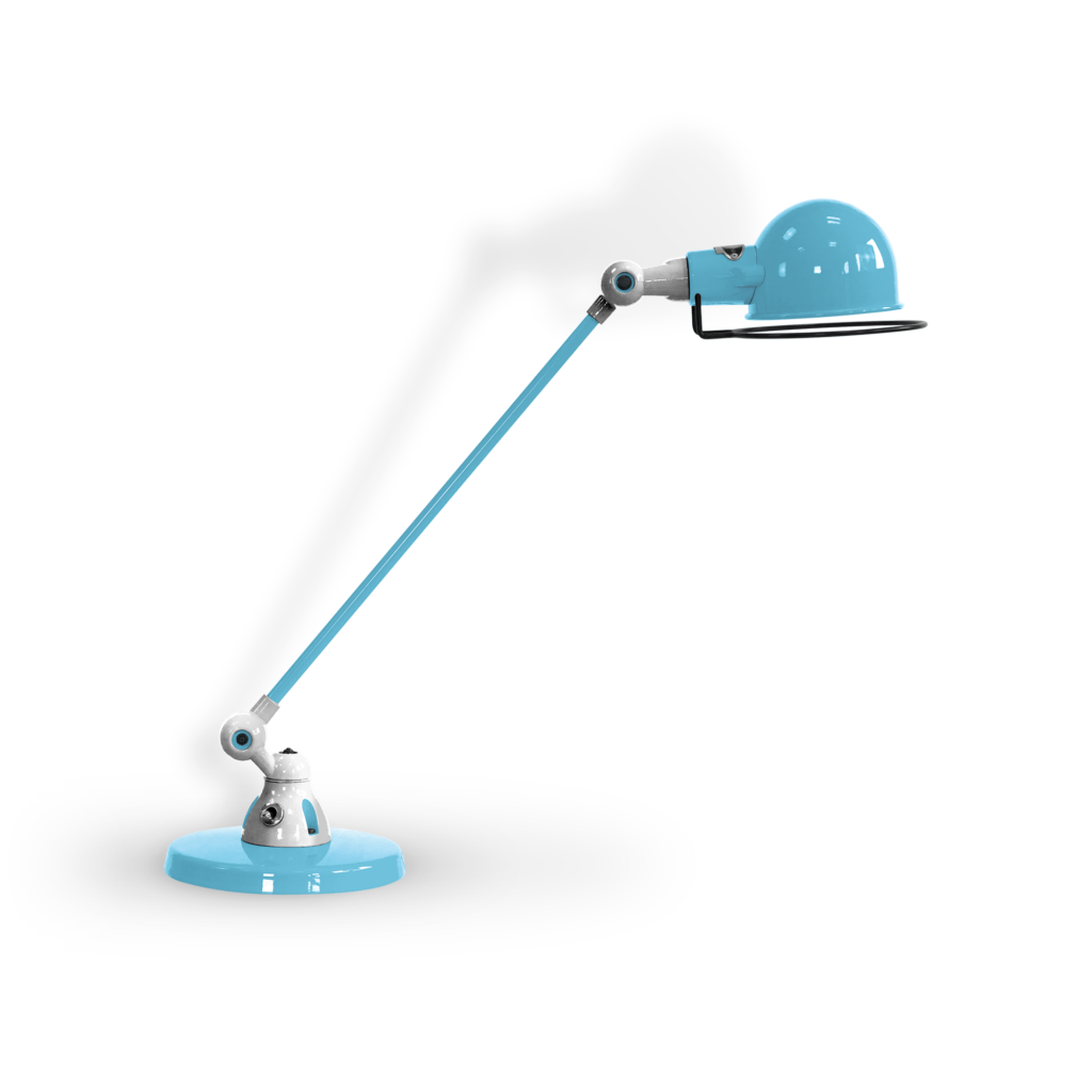 Signal Si400 Bordlampe Fra Jield Pastel Blue Blank Poleret