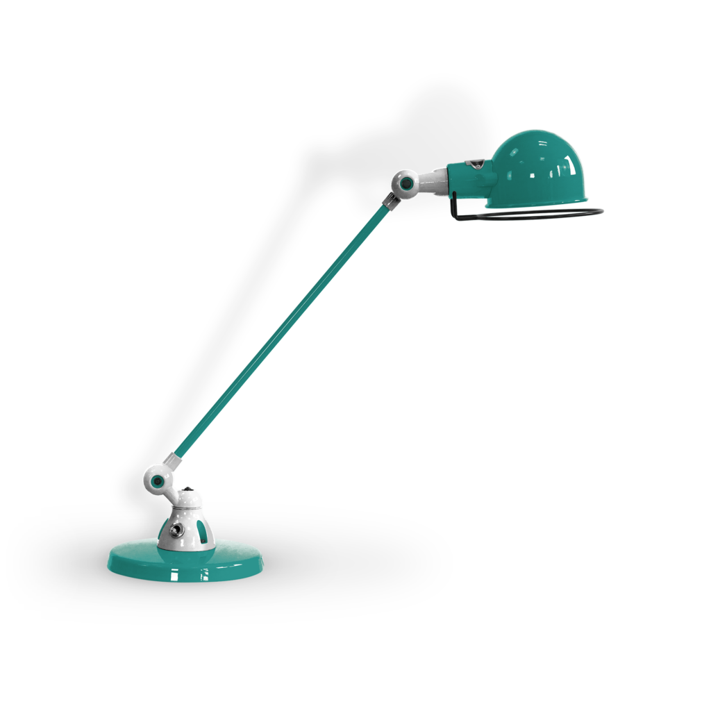 Signal Si400 Bordlampe Fra Jield Water Blue Blank Poleret