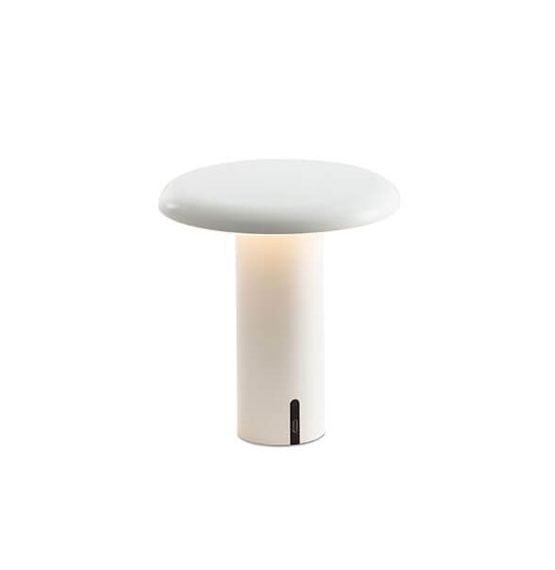 Takku Bordlampe Batterilampe Lakeret Hvid