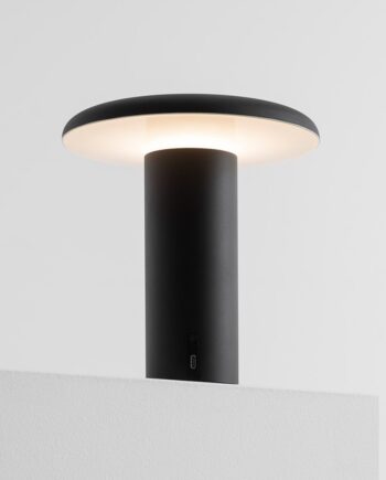 Takku Bordlampe Lakeret Sort Artemide