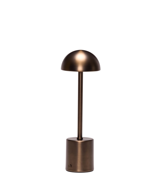 Taten Portable Batterilampe Bordlampe Bruneret Messing