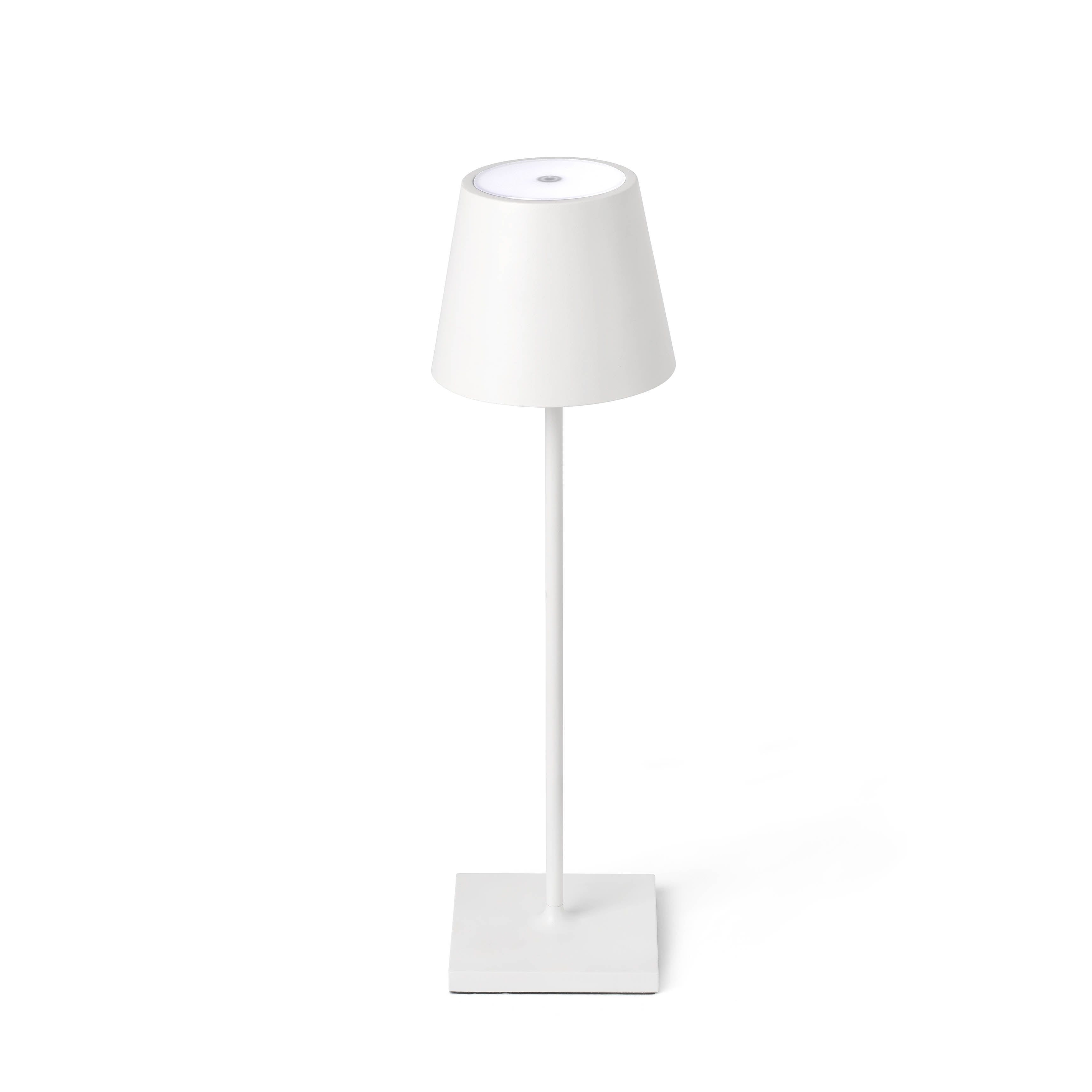 Toc Led Transportable Bordlampe Faro Hvid
