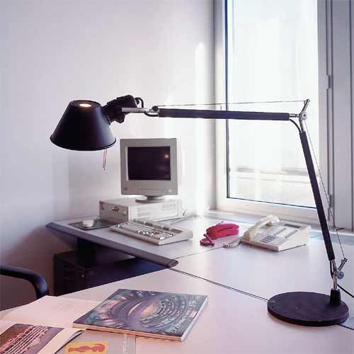 Tolomeo Bordlampe Artemide Alu Grå