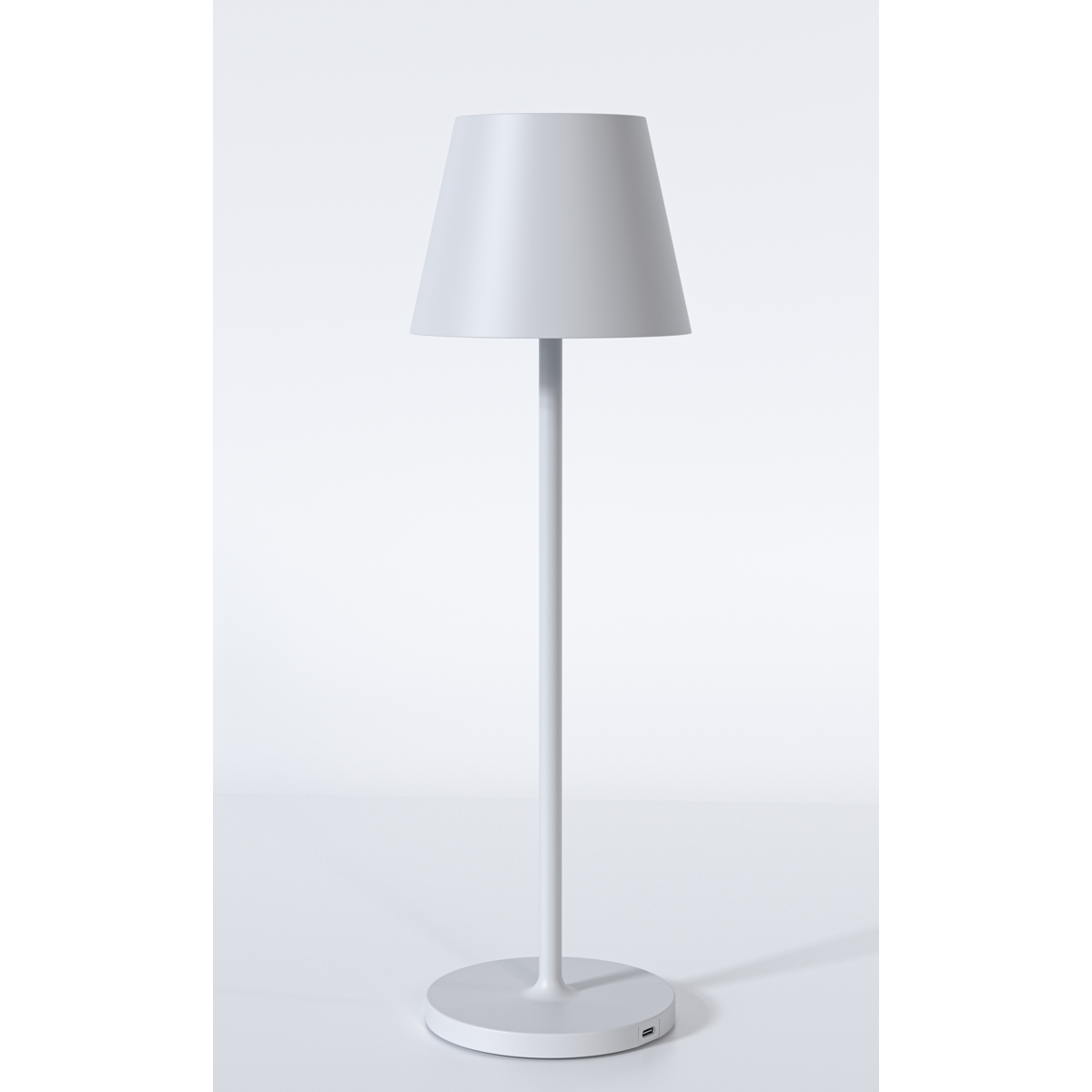 Trådløs Usb Bordlampe Calida Mini Hvid