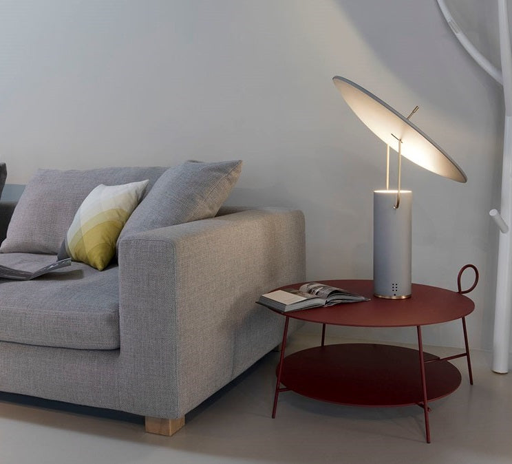 Tx1 Grå Dæmpbar Bordlampe Fra Martinelli Luce
