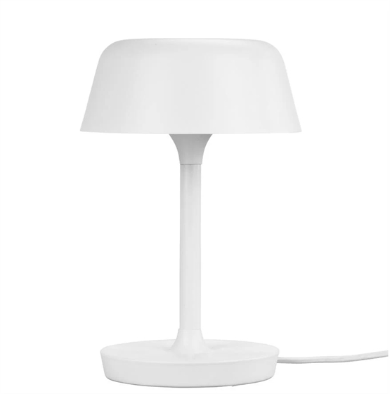 Valencia Bordlampe Hvid