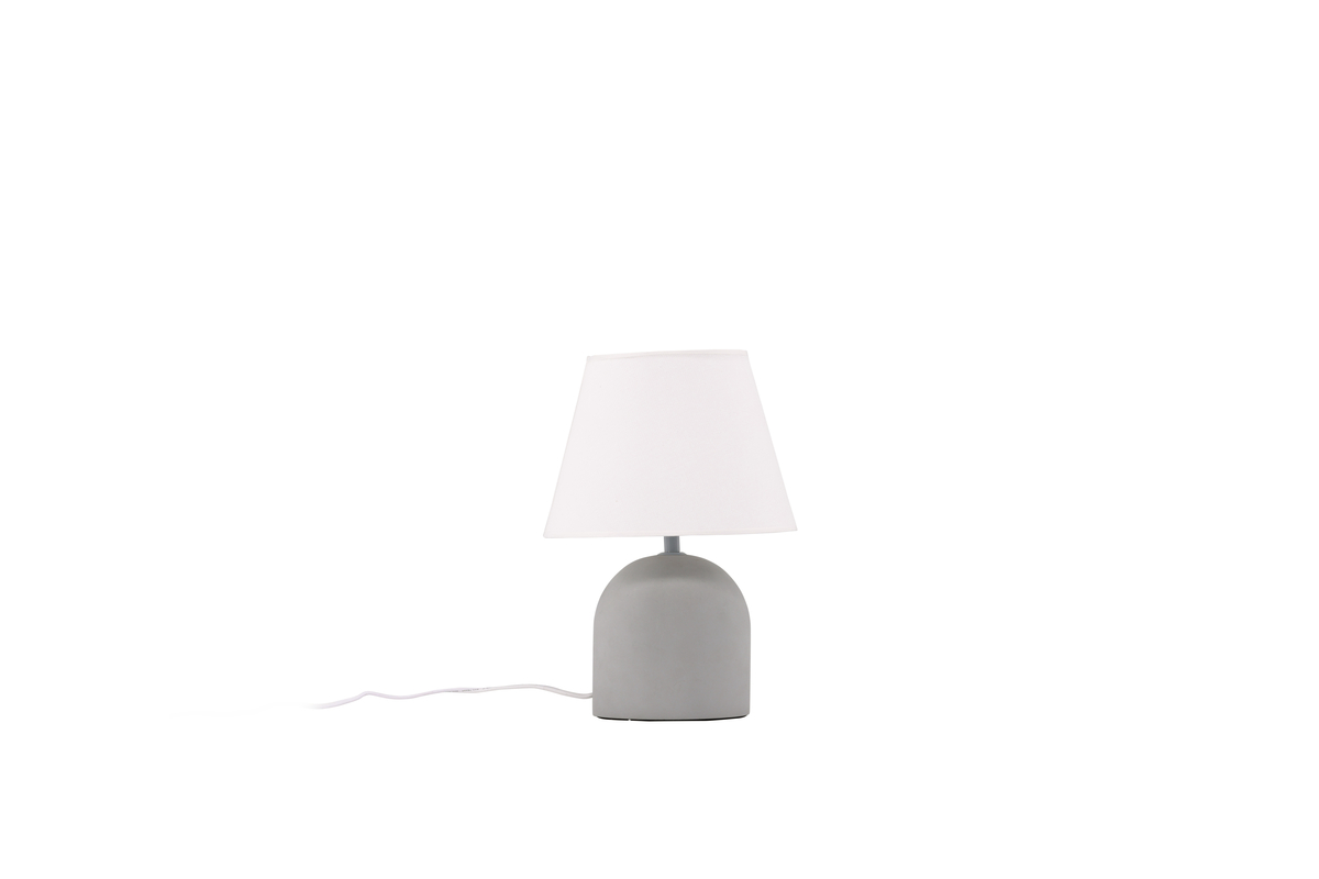 Vind Collection Styrs Bordlampe Hvid Hør Grå Beton