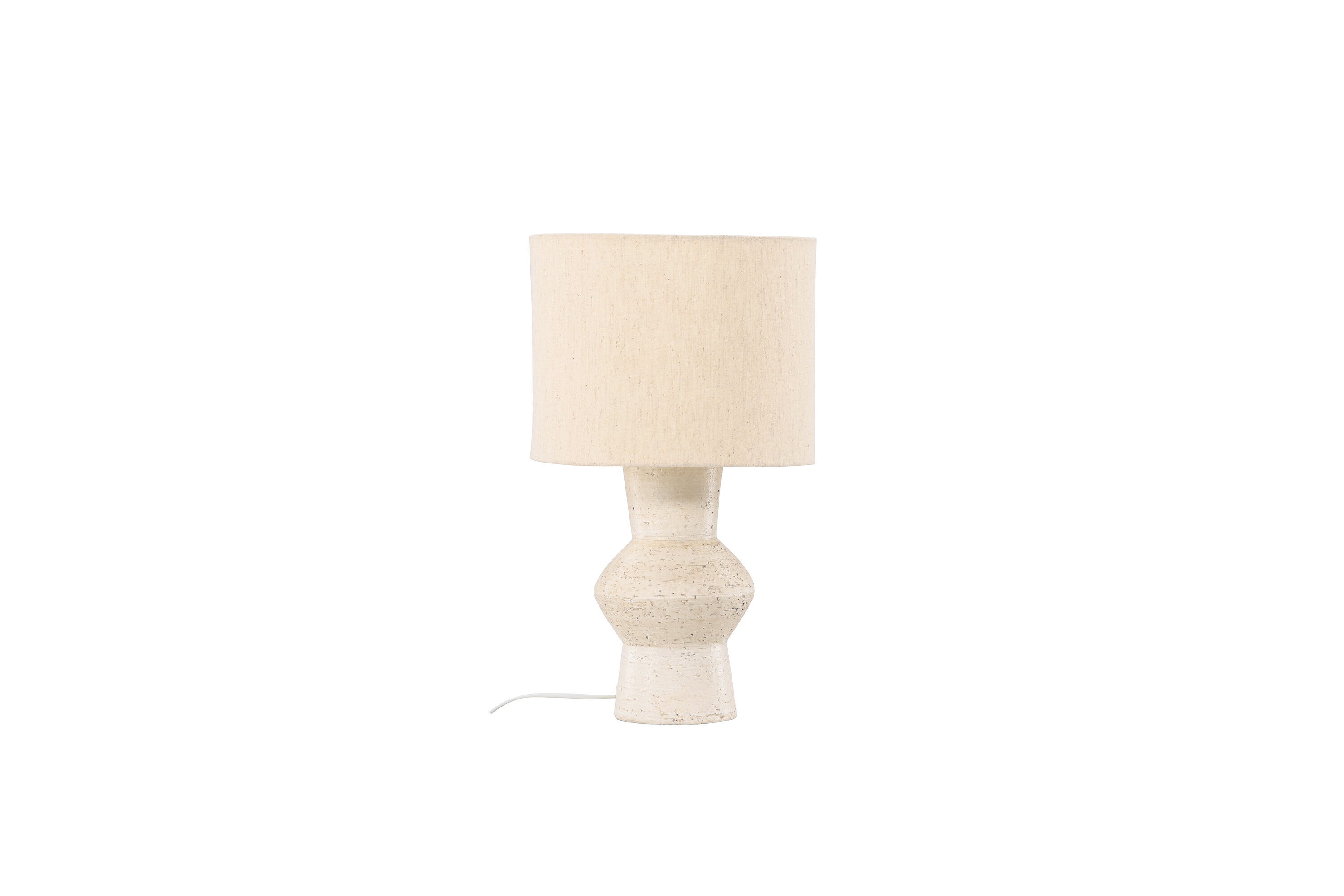 Vind Collection Valn Bordlampe Elfenben Jute Terracotta