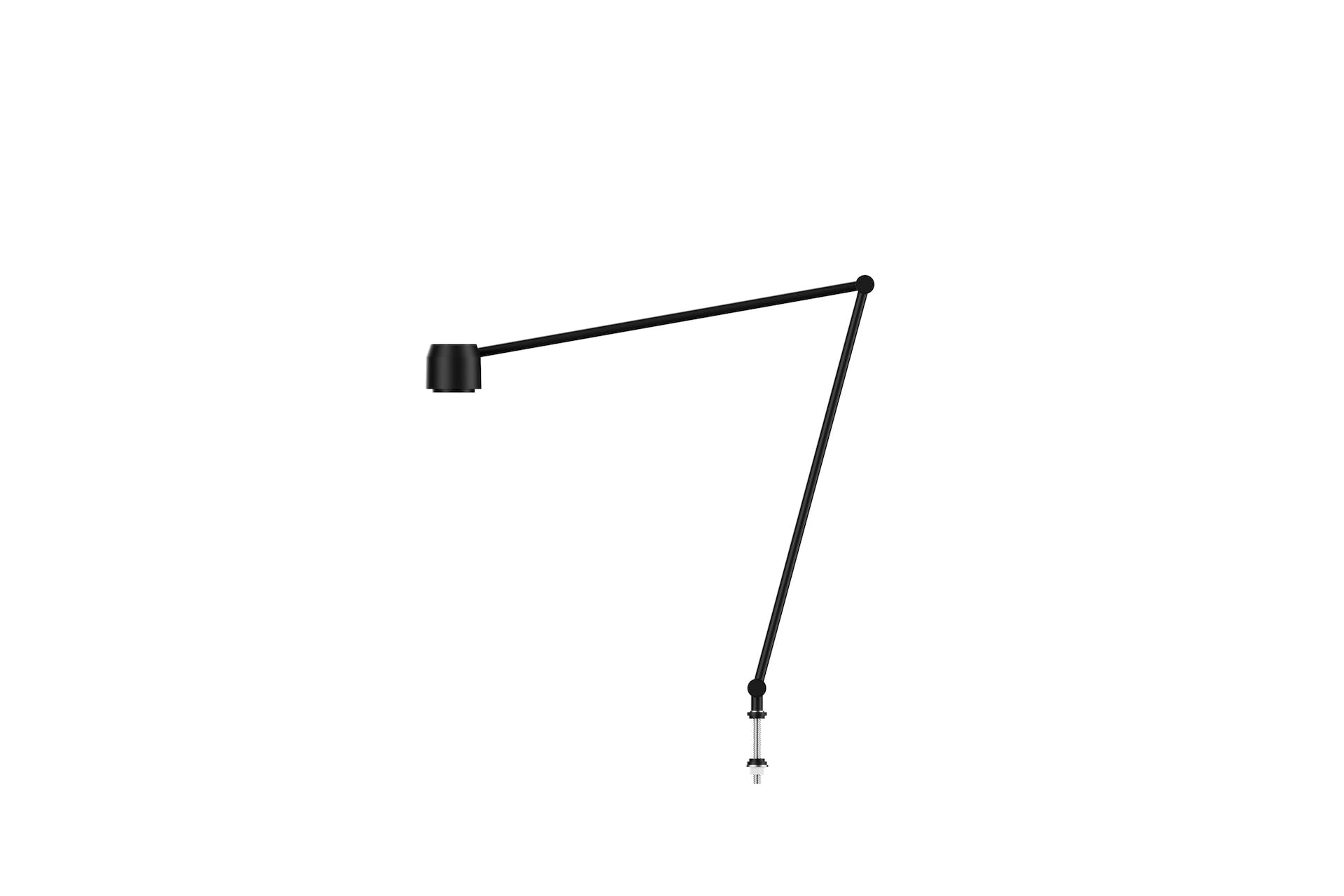 W225 Lon Wastberg Bordlampe Med Bordpatron Sort