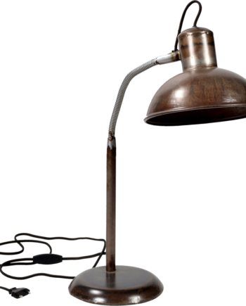 Walentin Bordlampe Med Unik Finish Klarlak