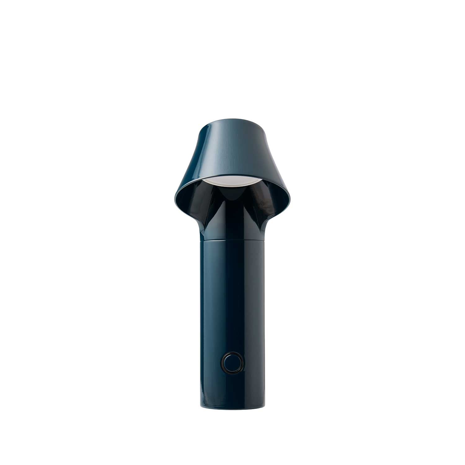 Willow Batteri Bordlampe Fra Loom Design Midnight Green