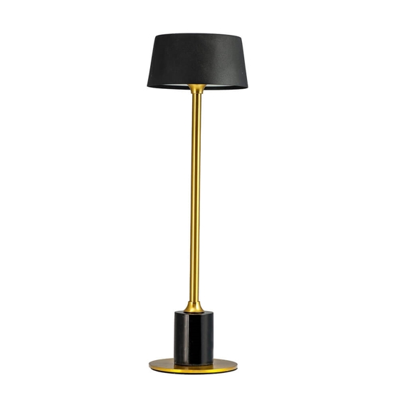 Yoyo Batterilampe Bordlampe Sort Messing